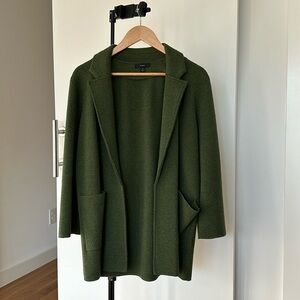 J. Crew Knit Cardigan Jacket in Green